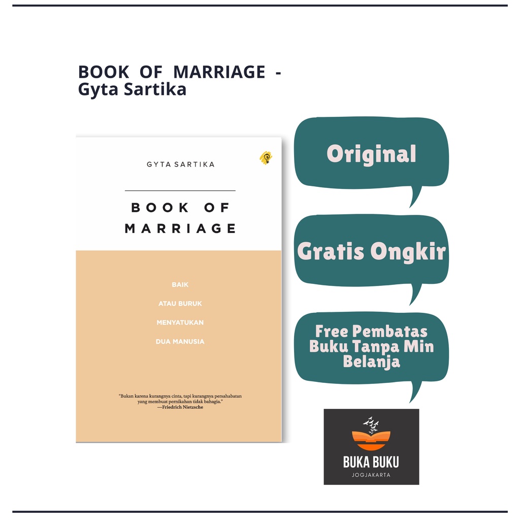 BOOK OF MARRIAGE - Gyta Sartika