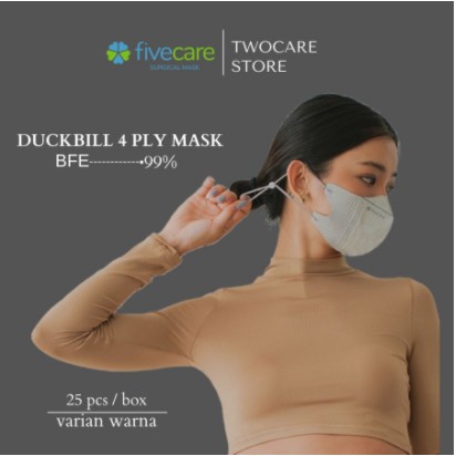 Masker Fivecare Duckbill 4Ply Series