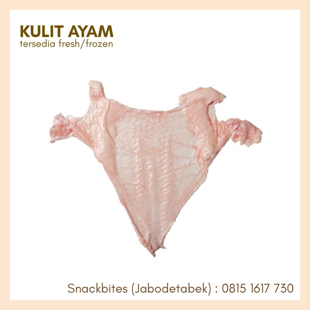 

Kulit Ayam Mentah FRESH/ FROZEN Kiloan HALAL