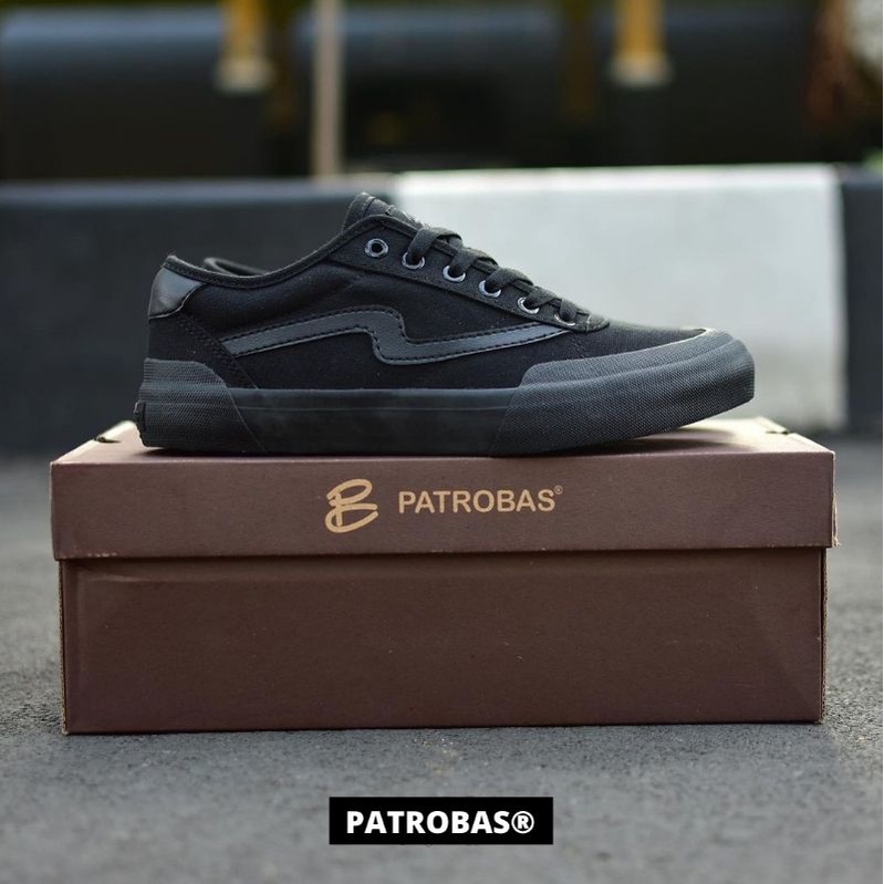 SNEAKERS PRIA ORIGINAL PATROBAS IVAN ALL BLACK