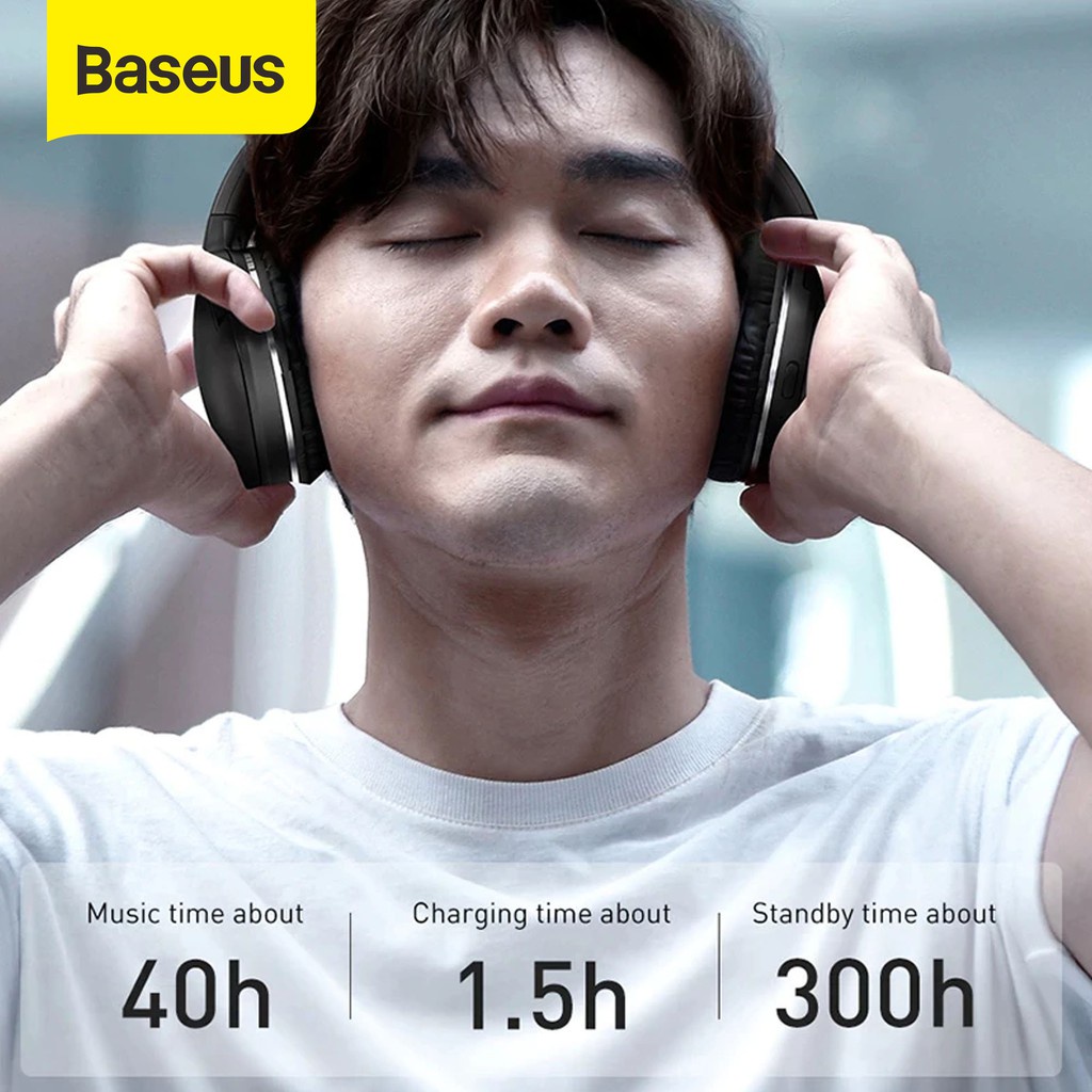 BASEUS D02 PRO FOLDABLE HEADPHONE BLUETOOTH WIRELESS / WIRED V5.0