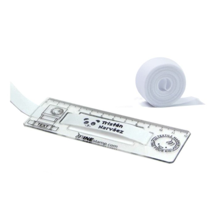 

tulis-alat-paket- mine stamp - positioning ruler + tape -paket-alat-tulis.