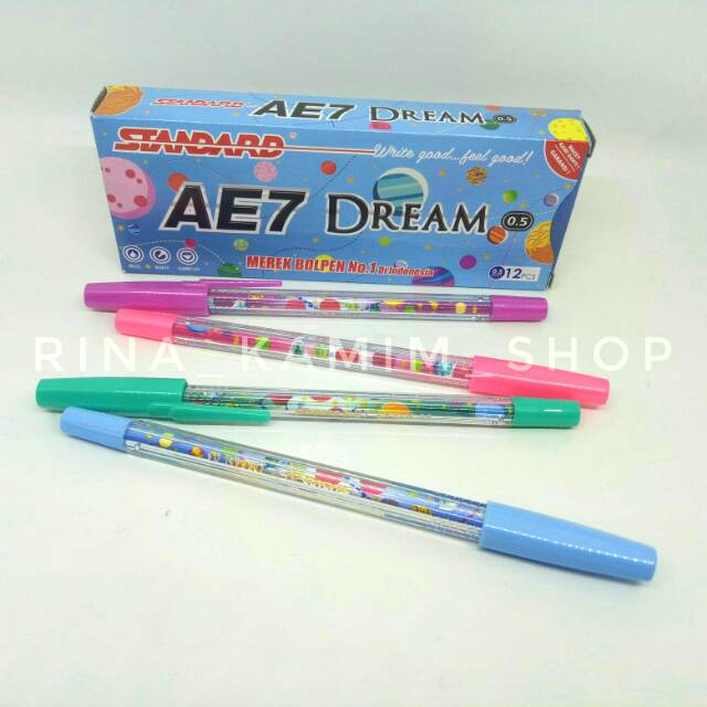 

Pulpen tinta hitam Standard AE7 Dream