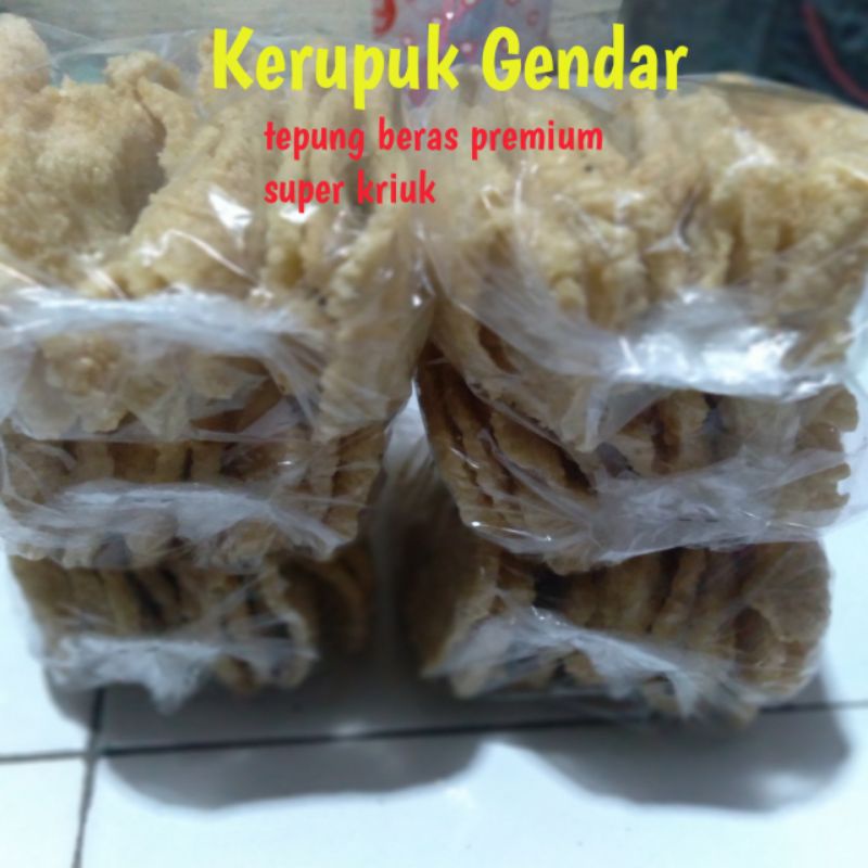 

KERUPUK GENDAR SUPER KRIUK KRUPUK ORIGINAL GENDAR KALONGAN RENYAH GURIH NIKMAT JAJANAN HALAL