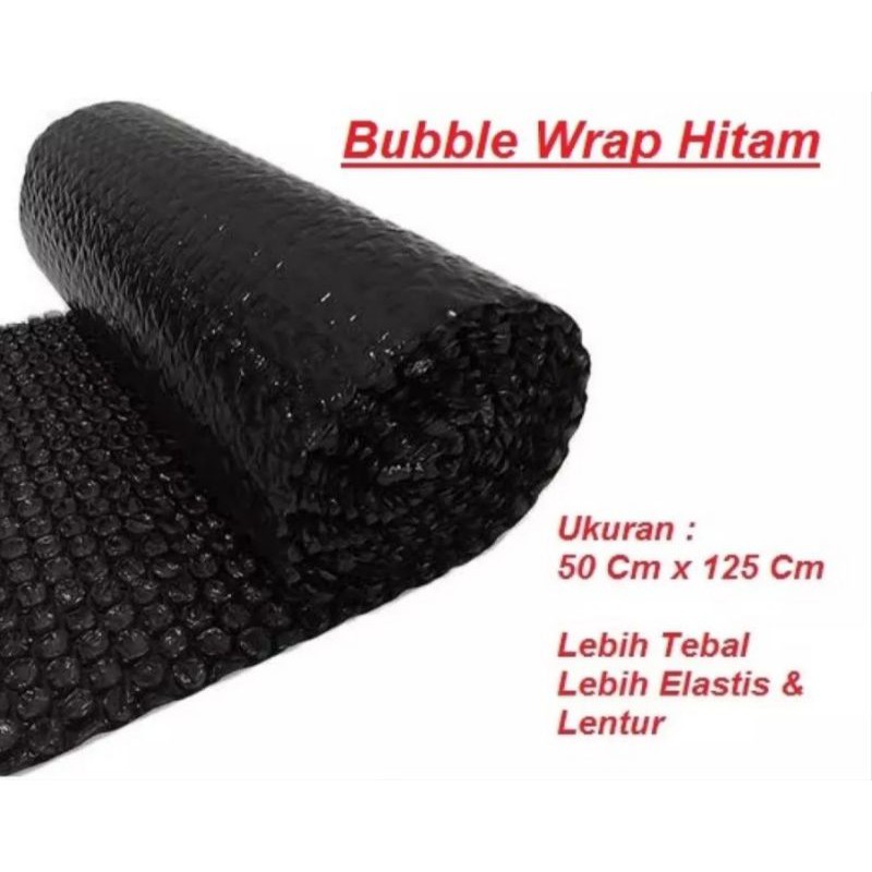 

bubble wrap warna hitam