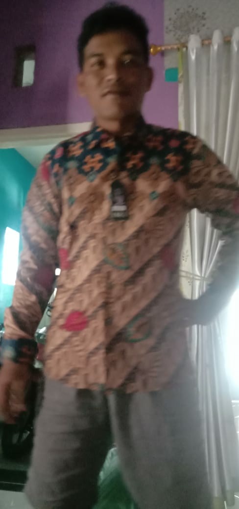 Odza Batik Lengan Panjang Kemeja Pria Batik Pekalongan Slimfit Modern Renatisa