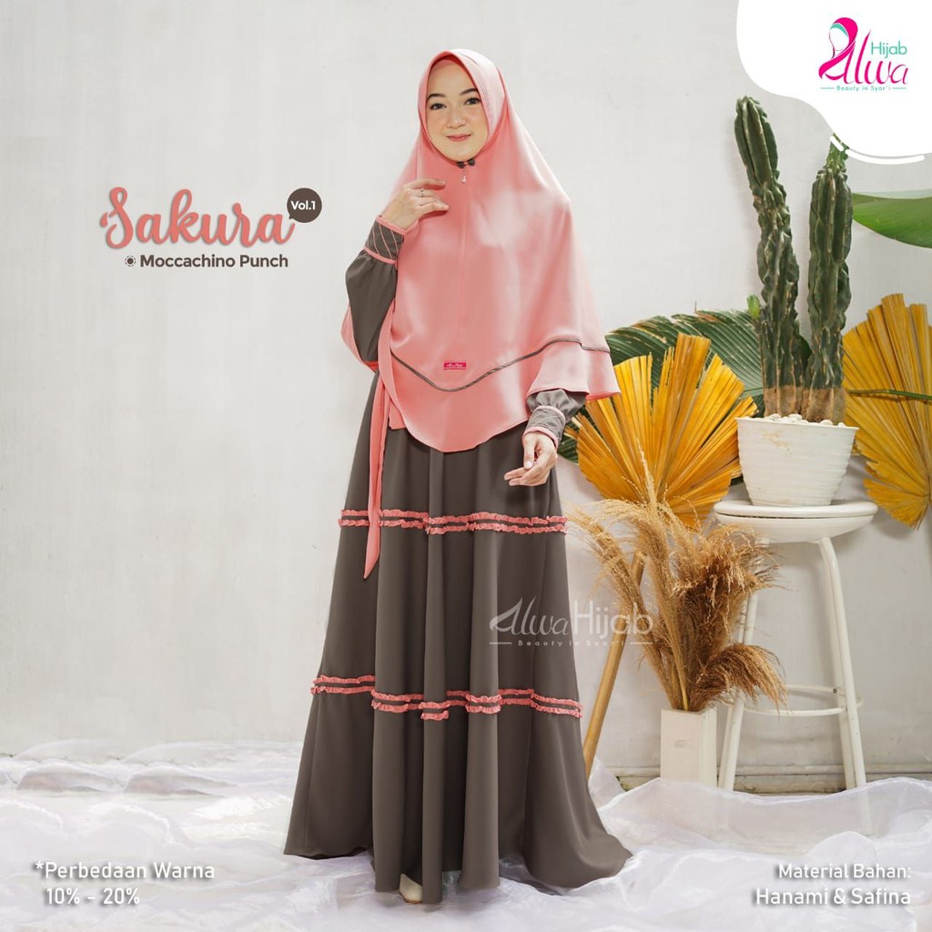 GAMIS ALWA HIJAB ALWA HIJAB GAMIS PREMIUM ALWA HIJAB COUPLE GAMIS WANITA GAMIS SET