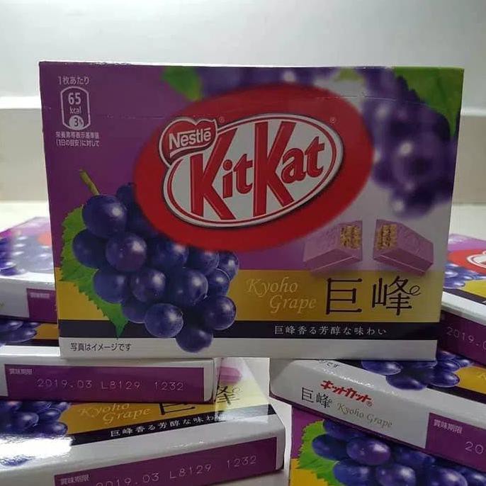 

KIT KAT KYOHO GRAPE WAFER JAPAN SNACK SNEK WAFER RASA ANGGUR JEPANG