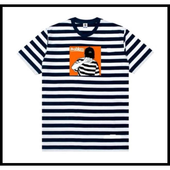 Kaos Distro Problem Stripe Kuning Hitam Pria Wanita Kaos Distro Problem Stripe Kuning Hitam Pria Wanita