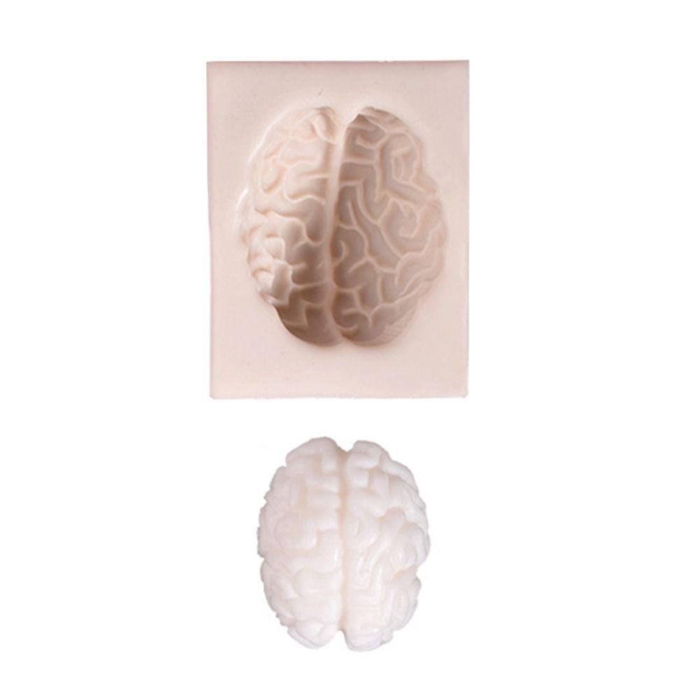 Chookyy Halloween Brain Heart Fondant Dekorasi Kue Drip Mold Cetakan Silikon