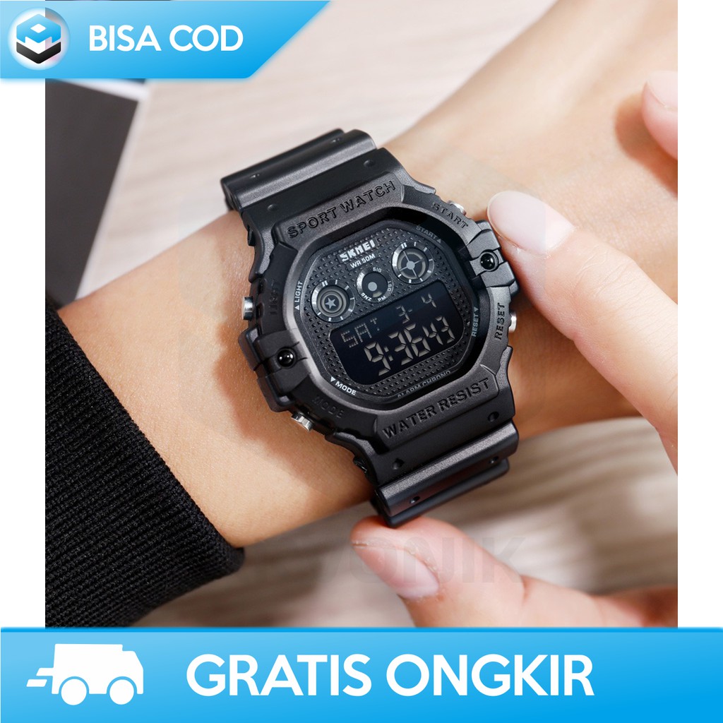 JAM TANGAN PRIA DIGITAL ANTI AIR ORIGINAL SKMEI 1606 - JAM TANGAN PRIA TAHAN AIR KEREN BERKUALITAS