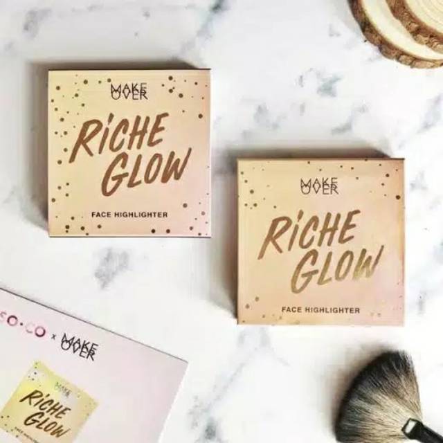 Make Over Riche Glow Face highlighter|| Highlighter Make Over