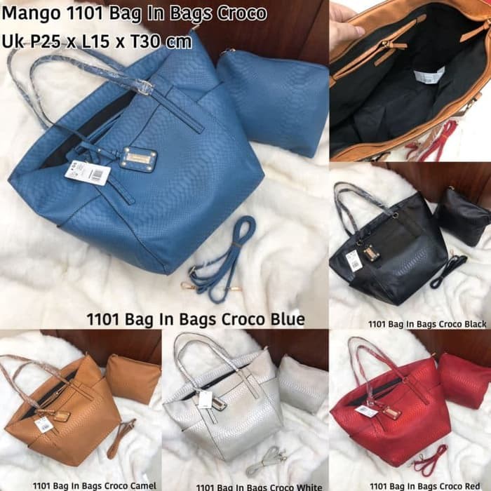 BARANG MURAH TAS MANGGO CROCO BAGS IN BAGS ORIGINAL CHINA MUMERRRRR