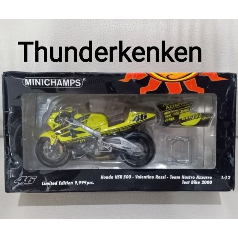 Minichamps Honda NSR500 Valentino Rossi Test Bike 2000 Nastro Azzurro