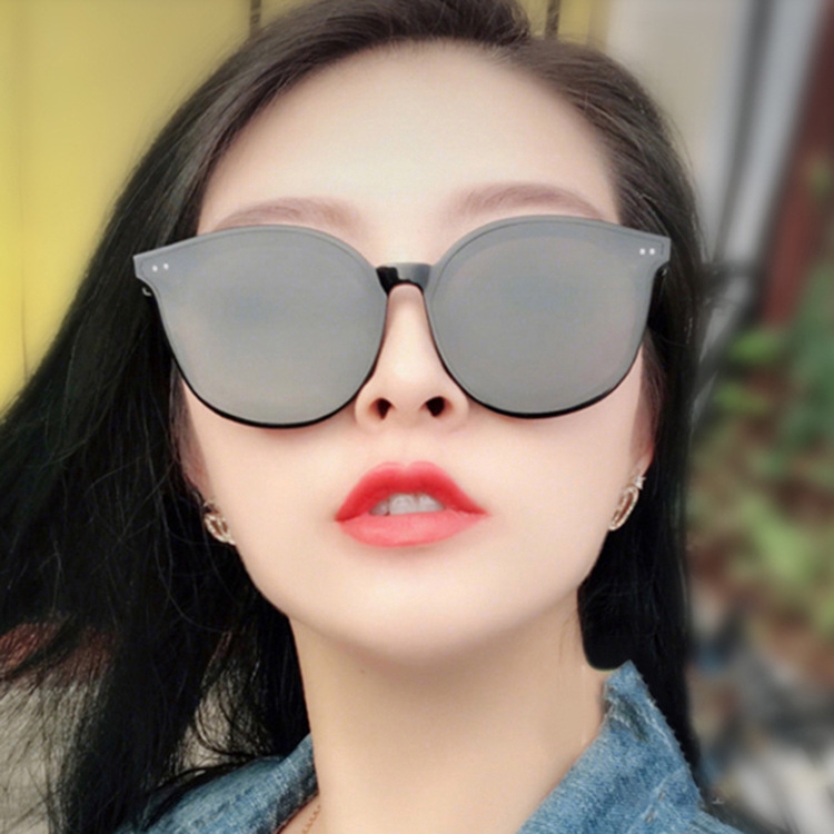 Fashion round frame ins trend men and women all-match sunglasses