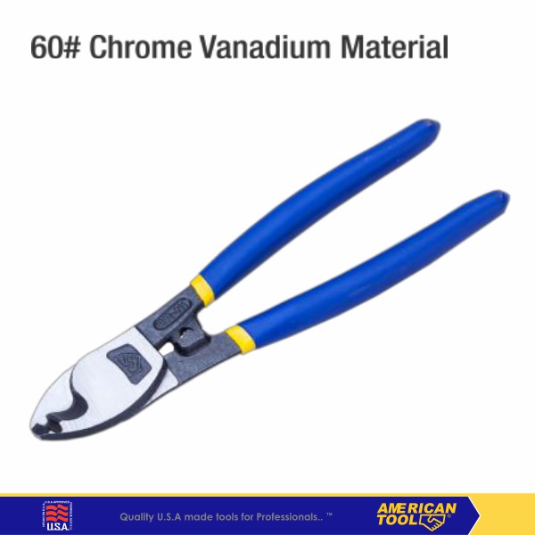 American Tool Tang potong kabel/Cable Cutter Pliers With Crimping 8 inch 8958664