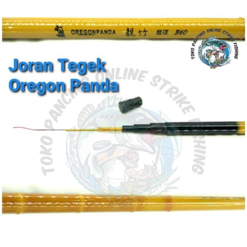 Joran Tegek Oregon panda mentah belum setting kolong ring