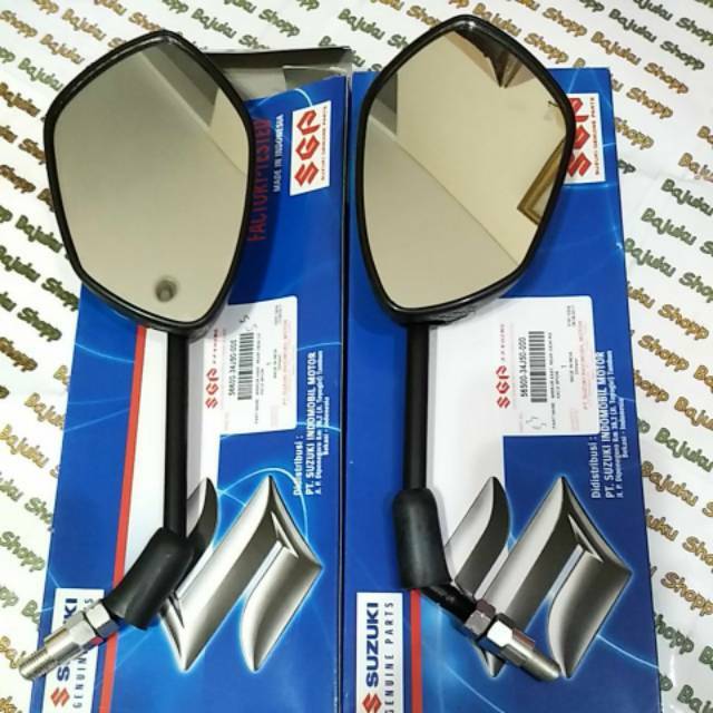SPION SATRIA FU INJEKSI KACA SEPION SATRIA FU FI 150 SEPASANG ORIGINAL SUZUKI