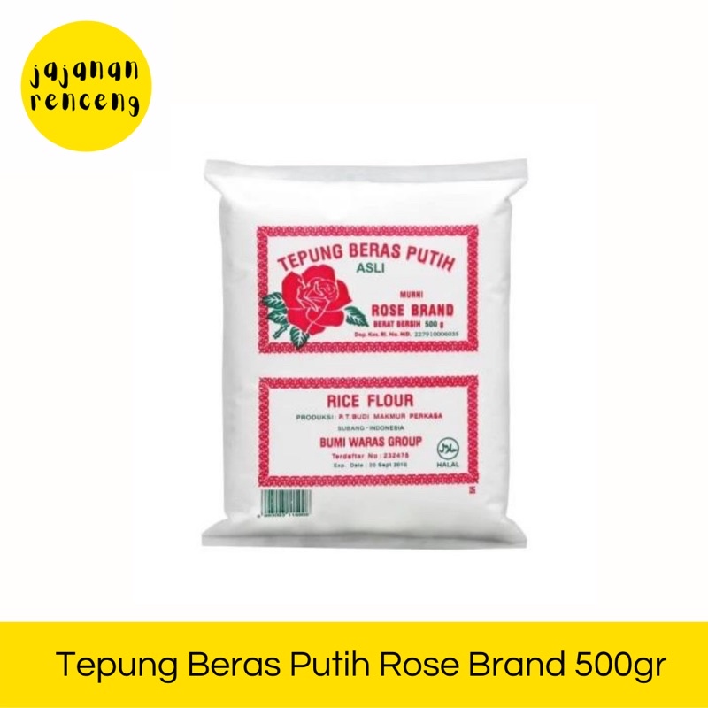 

Tepung Beras Rose Brand 500gr