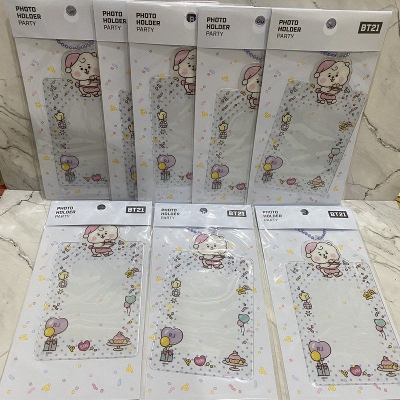 READY BTS bt21 photo holder party pc photocard holder jin seokjin RJ monopoly