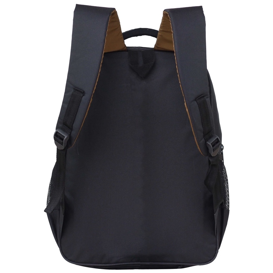 Obral Tas Backpack Pria SMP SMA Cowok Ransel Gendong Hitam Polo Berkualitas