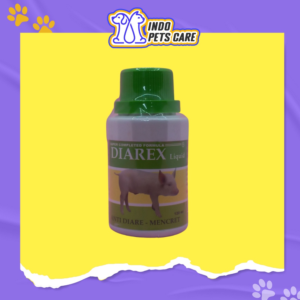 OBAT ANTI DIARE MENCRET BABI - DIAREX LIQUID 120ML ORIGINAL -  ANTIBIOTIK RADANG USUS MEMPERBAIKI NA