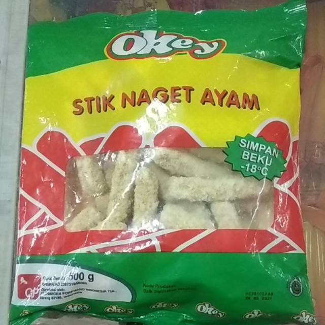 

Okey naget stik 500gr