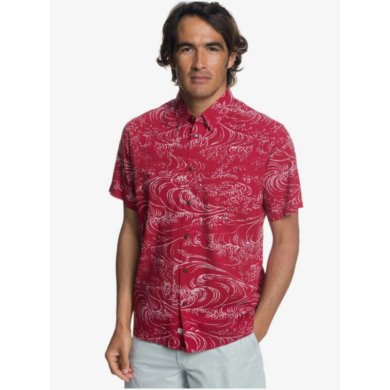 Size XXL - Kemeja Bigsize Quiksilver Original / Kemeja Pria / Kemeja Cowok / Kemeja Santai / Casual