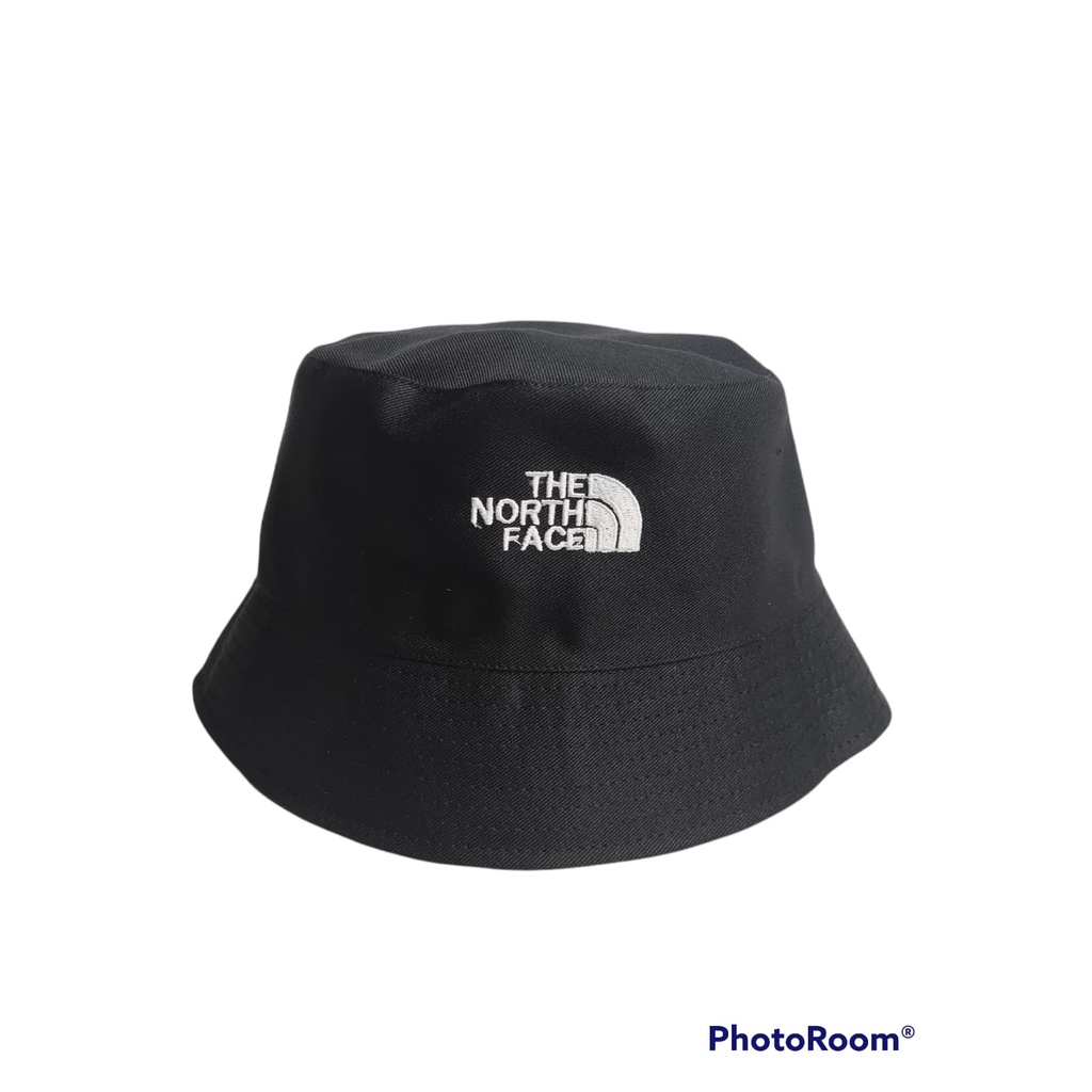 Topi BUCKET Pria bordir motif The North Face keren kekinian aksesoris unisex