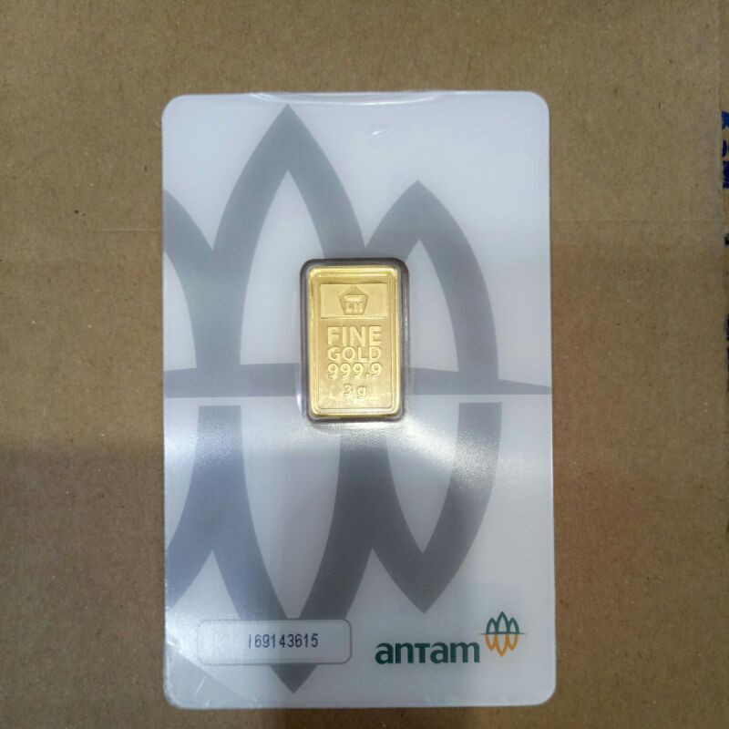 LOGAM MULIA ANTAM 3 GRAM, LM ANTAM 3 GRAM, LM EMAS 3 Gr, LM GOLD 3 Gr