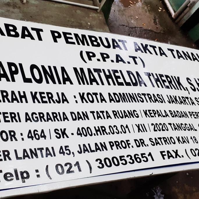 

Office & Stationery | Alat Tulis | Plang Nama Notaris Ppat Advokat Lainnya | Best Seller