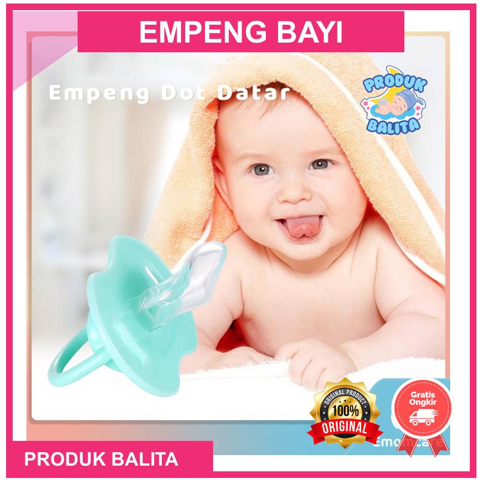 Empeng  Dot Bayi Biasa Pacifier Baby Soother - Kompeng Bayi Food Grade Dot Bayi Datar Dot Bayi Bulat  Baby