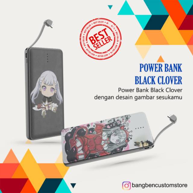 Powerbank custom / powerbank veger / powerbank anime