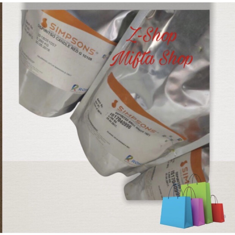 Macam-macam pewarna minyak simpsons 250gr