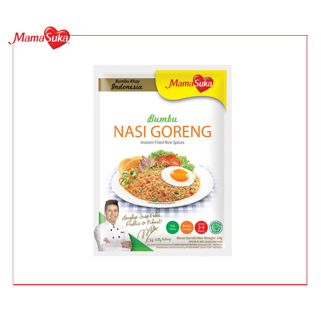 

MamaSuka Bumbu Nasi Goreng 20 gr