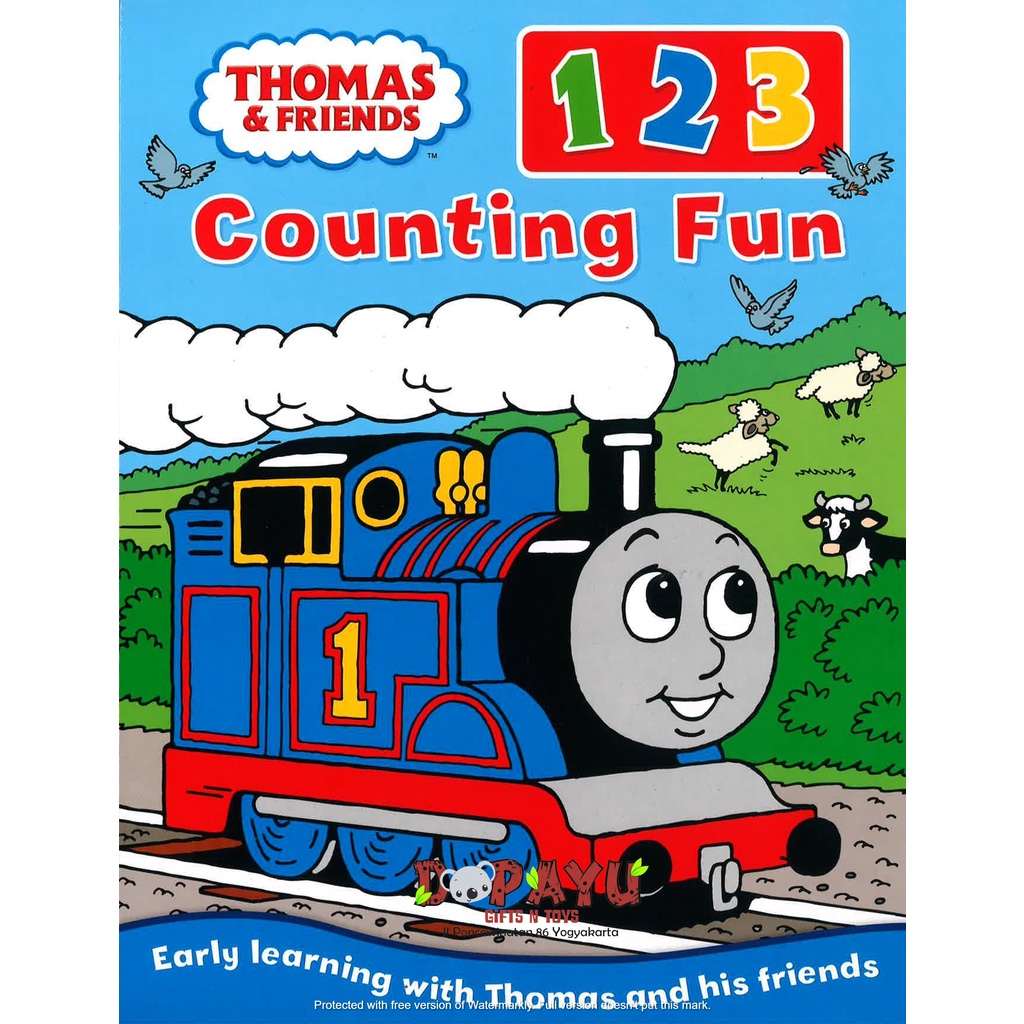 

BUKU AKTIVITAS ANAK THOMAS & FRIENDS 123 COUNTING FUN