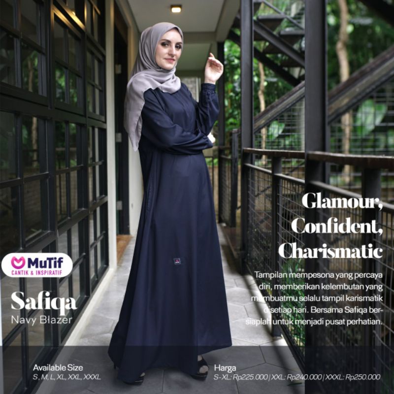 GAMIS MUTIF SAFIQA SERIES SAFIQA SPRAY GREEN SAFIQA STEEL GREY SAFIQA GRAPE PURPLE MAUVE WINE NAVY BLAZER CYPER GREEN BROWN AZTEC GREY BLACK ASH ROSE MEDAL BRONZE