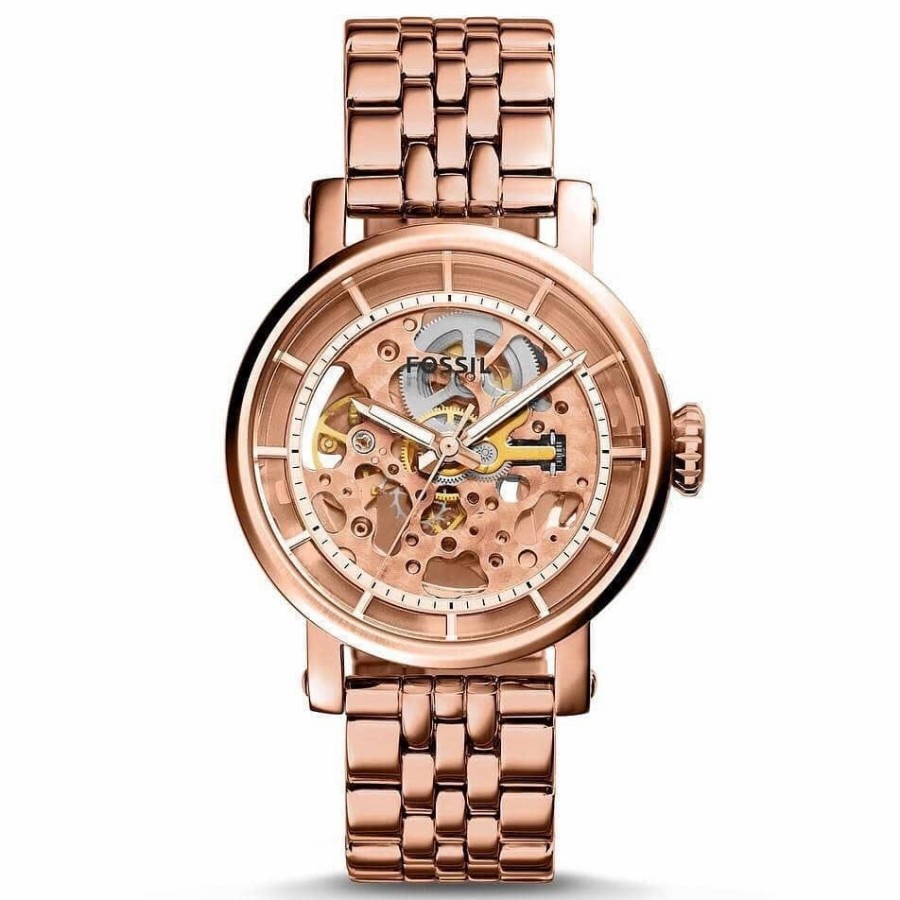 Hot Sale Jam Tangan Wanita Fossil ME3065 -  ME 3065 Automatic Stainless Rosegold Jam Tangan Wanita I