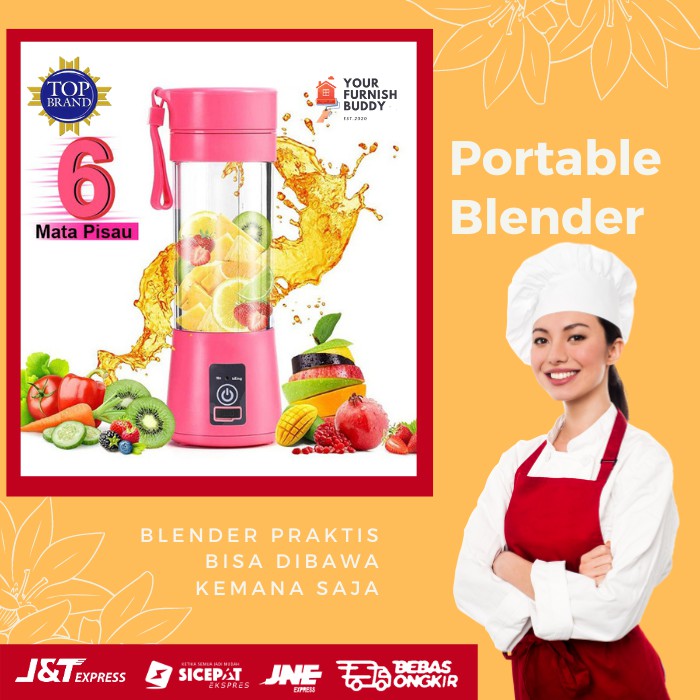 PROMO PORTABLE BLENDER/BLENDER MURAH/BLENDER CHARGE/ PORTABLE JUICER/JUICER RECHARGEABLE
