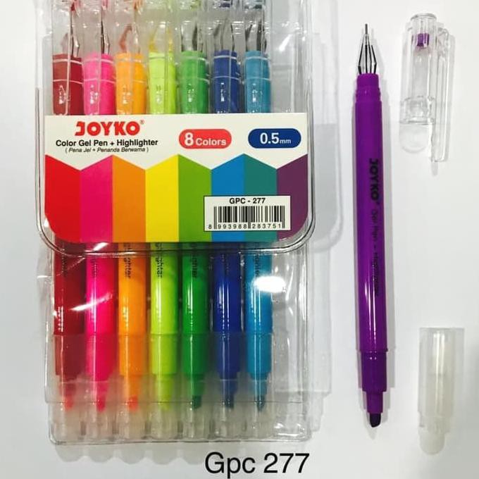 

PULPEN GEL+ STABILO ISI 8 WARNA HOT PRODUCT DISKON