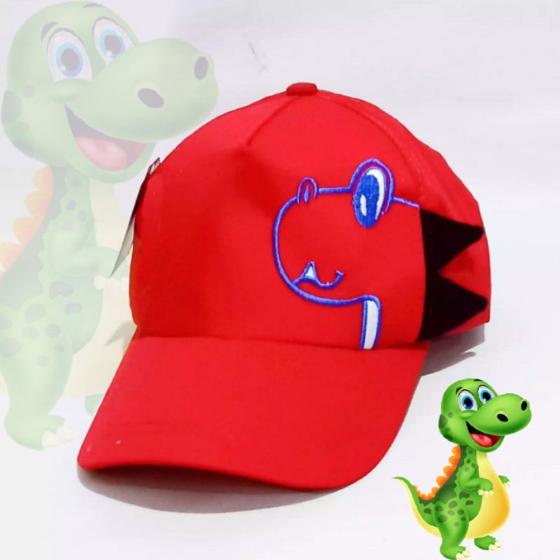 Topi Anak Dino Saurus Laki-Laki Perempuan Bisa Reques Nama-4