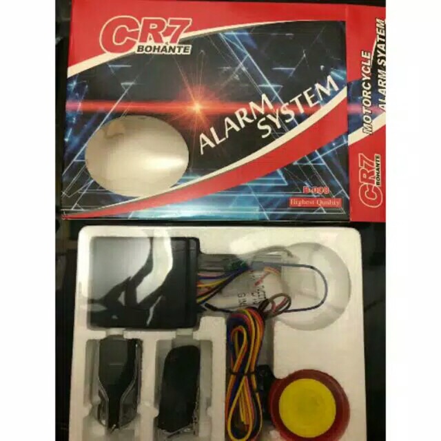 Remot Alarm Motor + Starter CR7