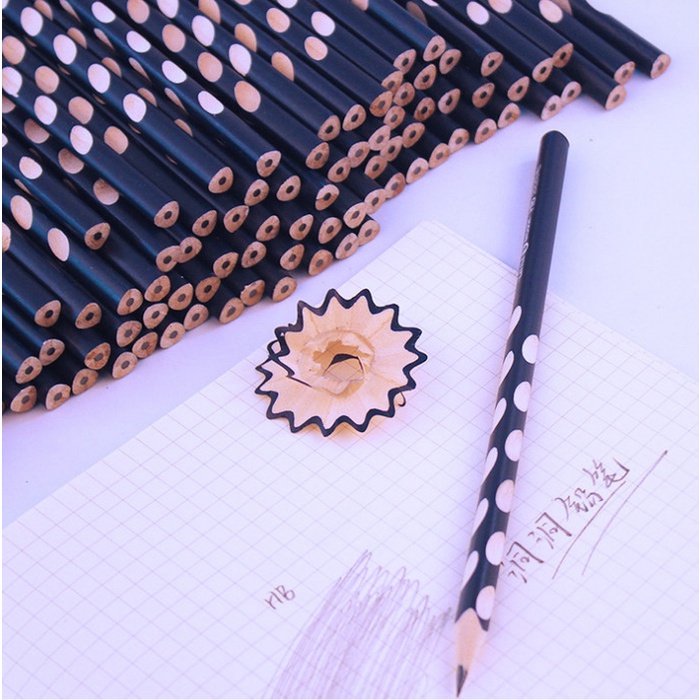 

Hadir 1 Lusin 12Pcs Pensil Tulis Polkadot / Pencil Tulis Motif Polkadot Limited