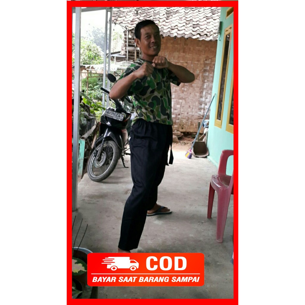 Celana Silat Hitam Pria Murah Celana Silat PSHT Celana Silat Hitam Pagar Nusa Celana Silat Murah - b