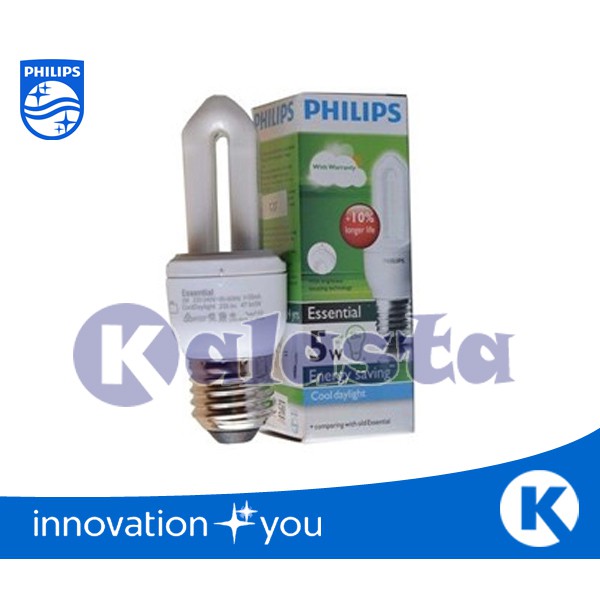 (Gratis Bubble) Promo Lampu Philips Essential 5w (5watt, 5 watt)