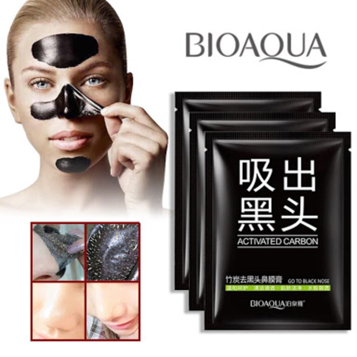 Masker Wajah Black mask masker Komedo Jerawat Import Original