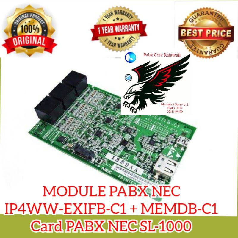 MODULE PABX NEC IP4WW-EXIFB-C1 Card PABX NEC SL-1000