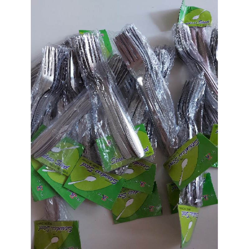Rt Shop Sendok Garpu Stainles Murah 1 Lusin Grosir Souvenir Nikah