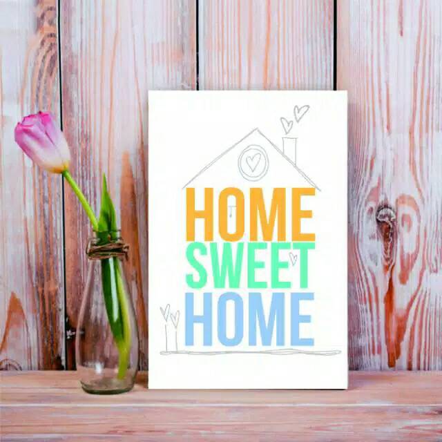 Dekorasi dinding home sweet home