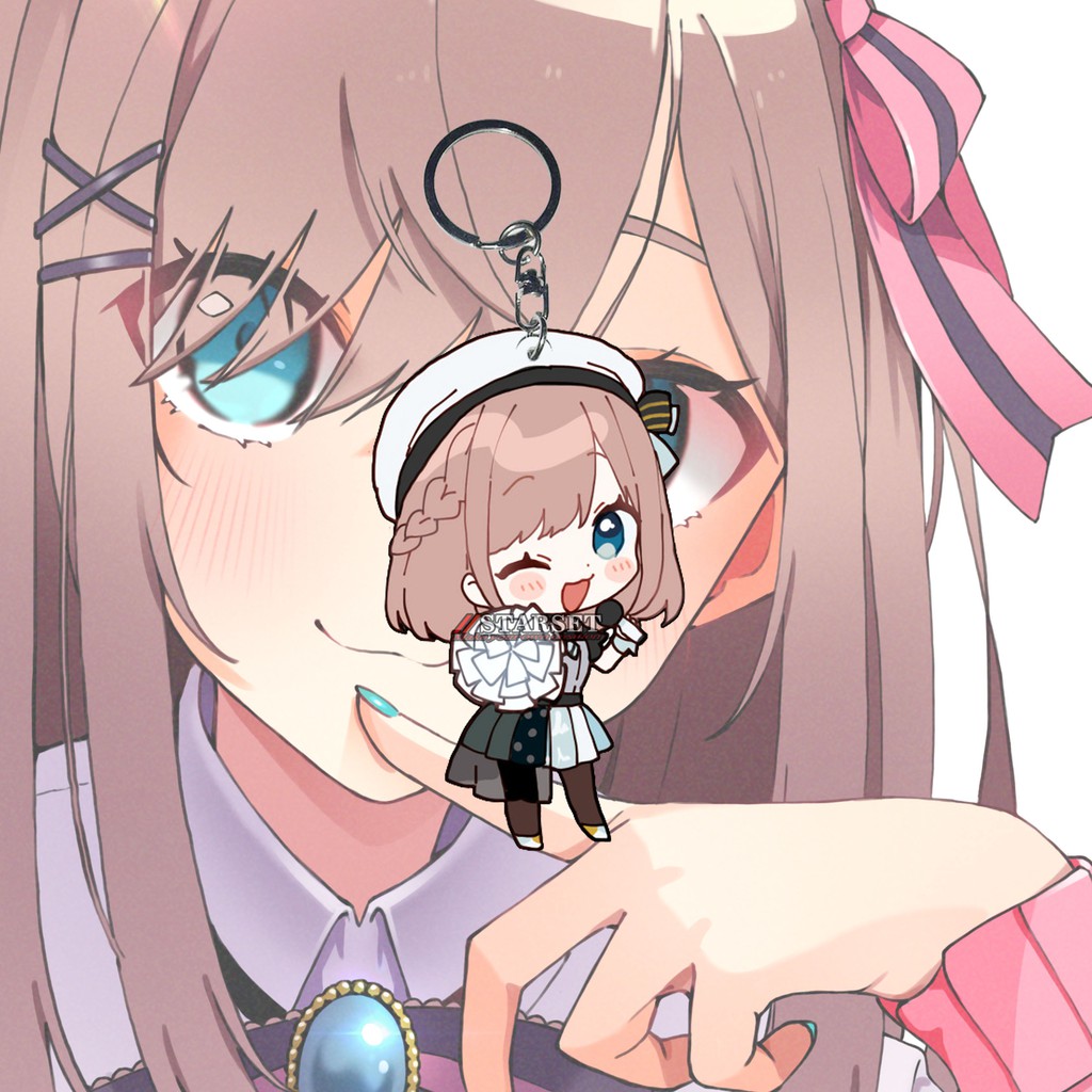 Gantungan Kunci Nijisanji Suzuhara Lulu - Ganci - Key Chain - Souvenir - Anime - Youtuber - Vtuber